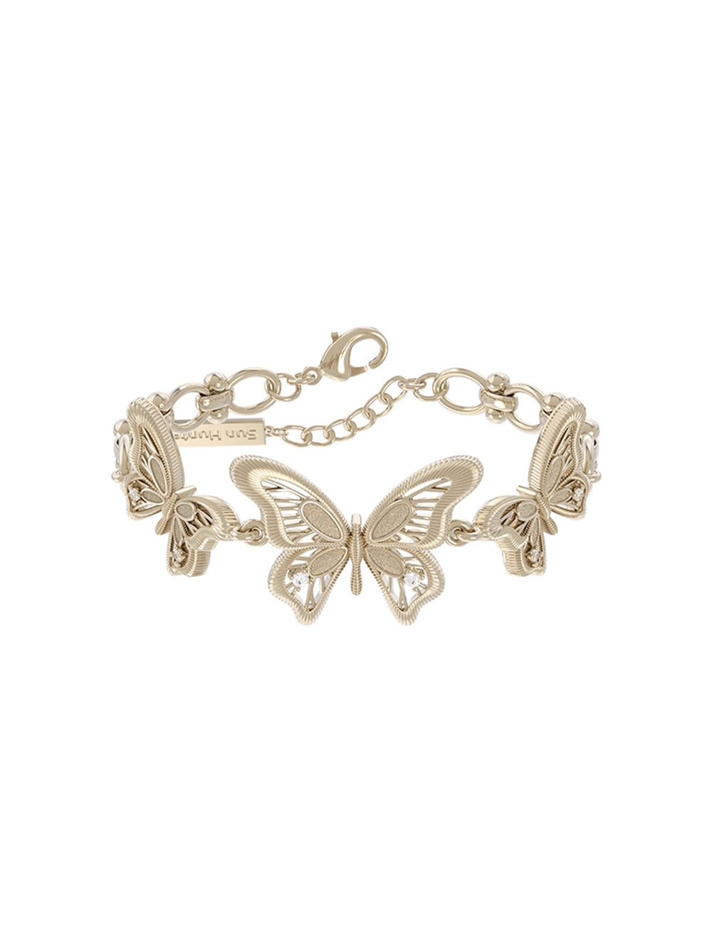 MUKTANK×SUN HUNTER “Emergence”Three-Lace Butterfly Bracelet
