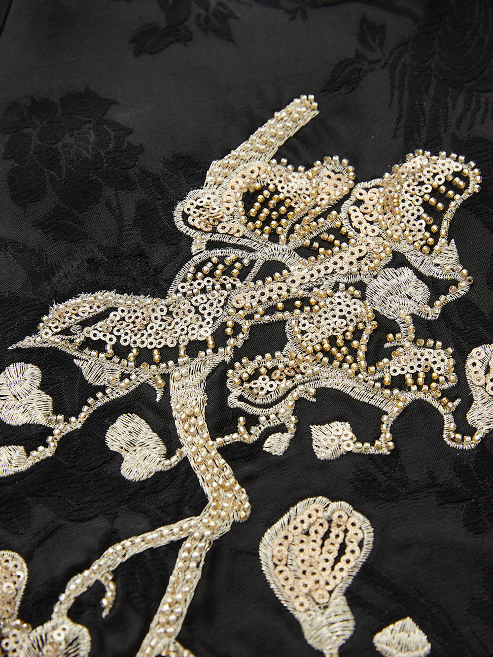 MUKZIN Linglong "Night Banquet" Chinese Embroidered Jacquard Coat