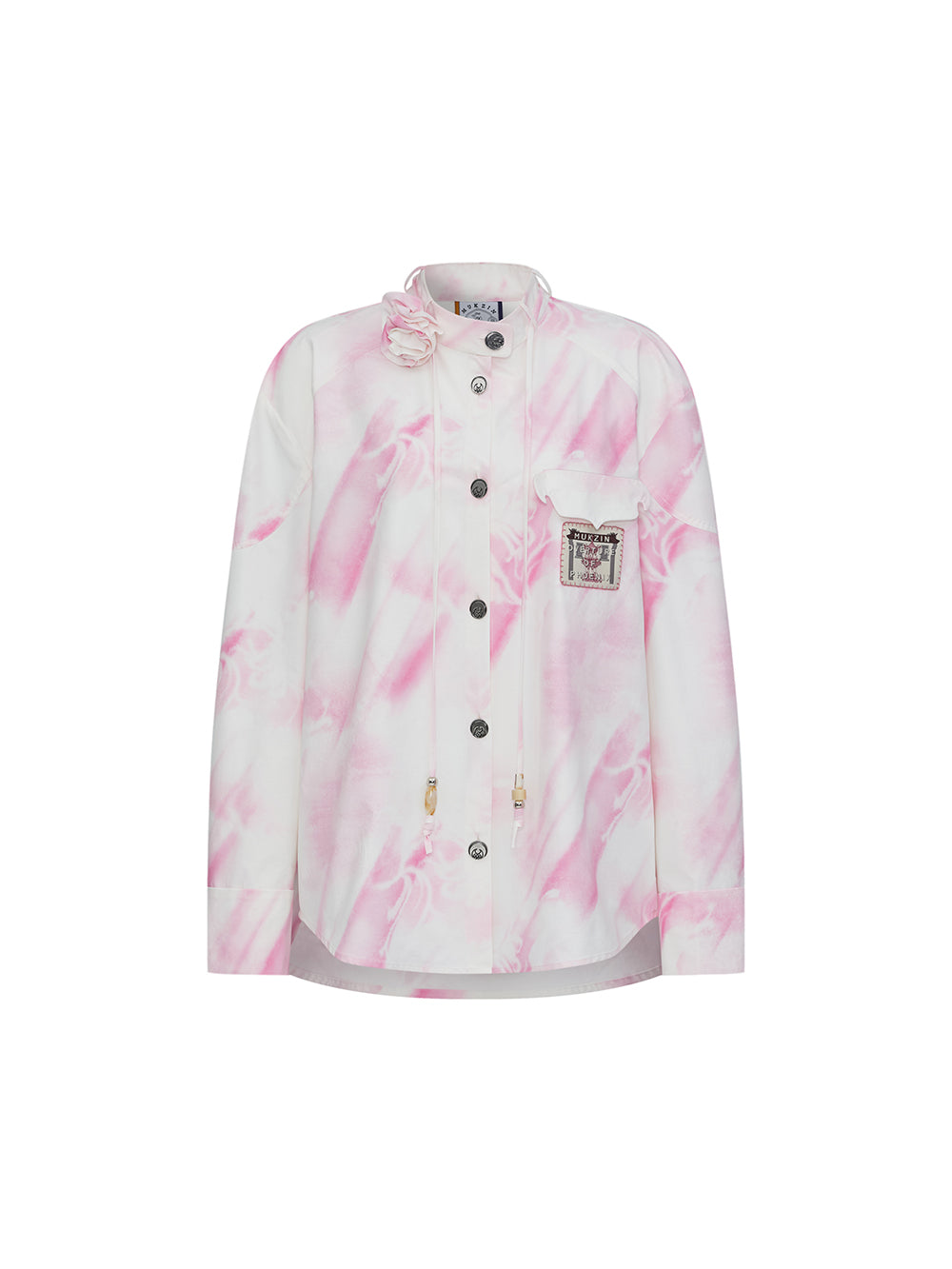 MUKZIN SpringPrelude “Peerless” New Chinese - style Color - Blended Patterned Shirt