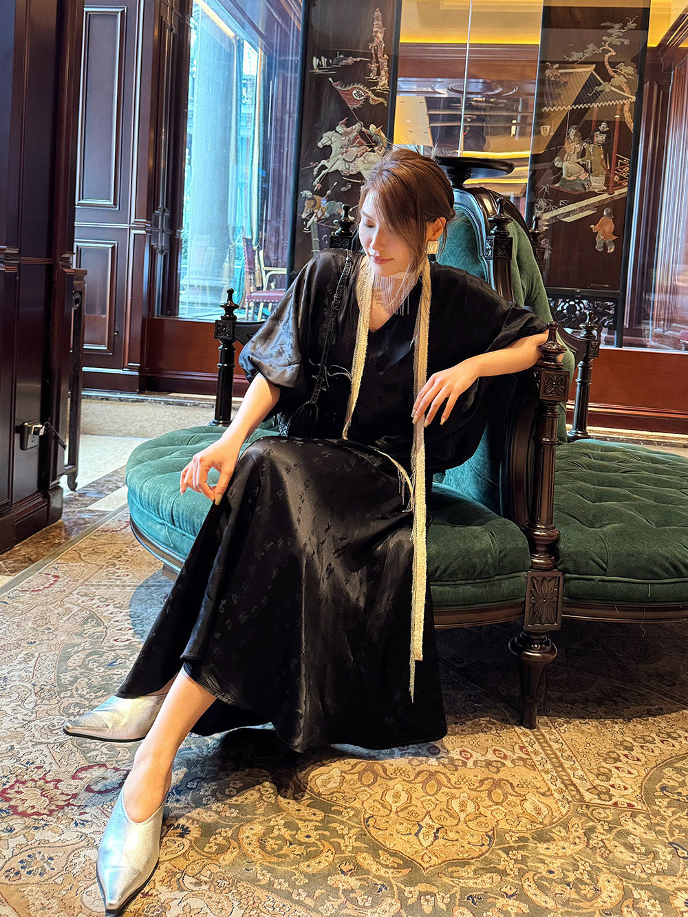 Mukzin“Capsule Collection”New Chinese-Style Elegant And Slimming Dress
