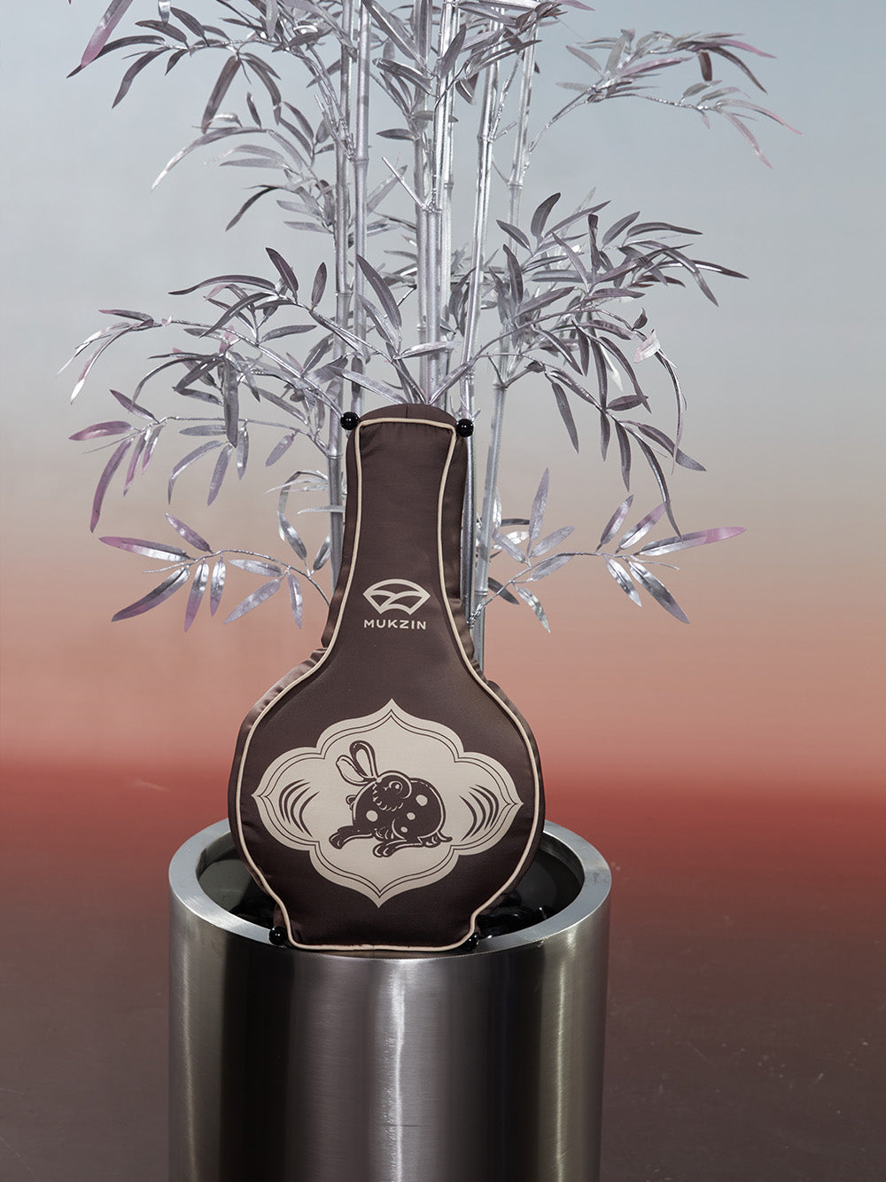 MUKZIN Cizhou Kiln Chinese Painting Rabbit Cushion