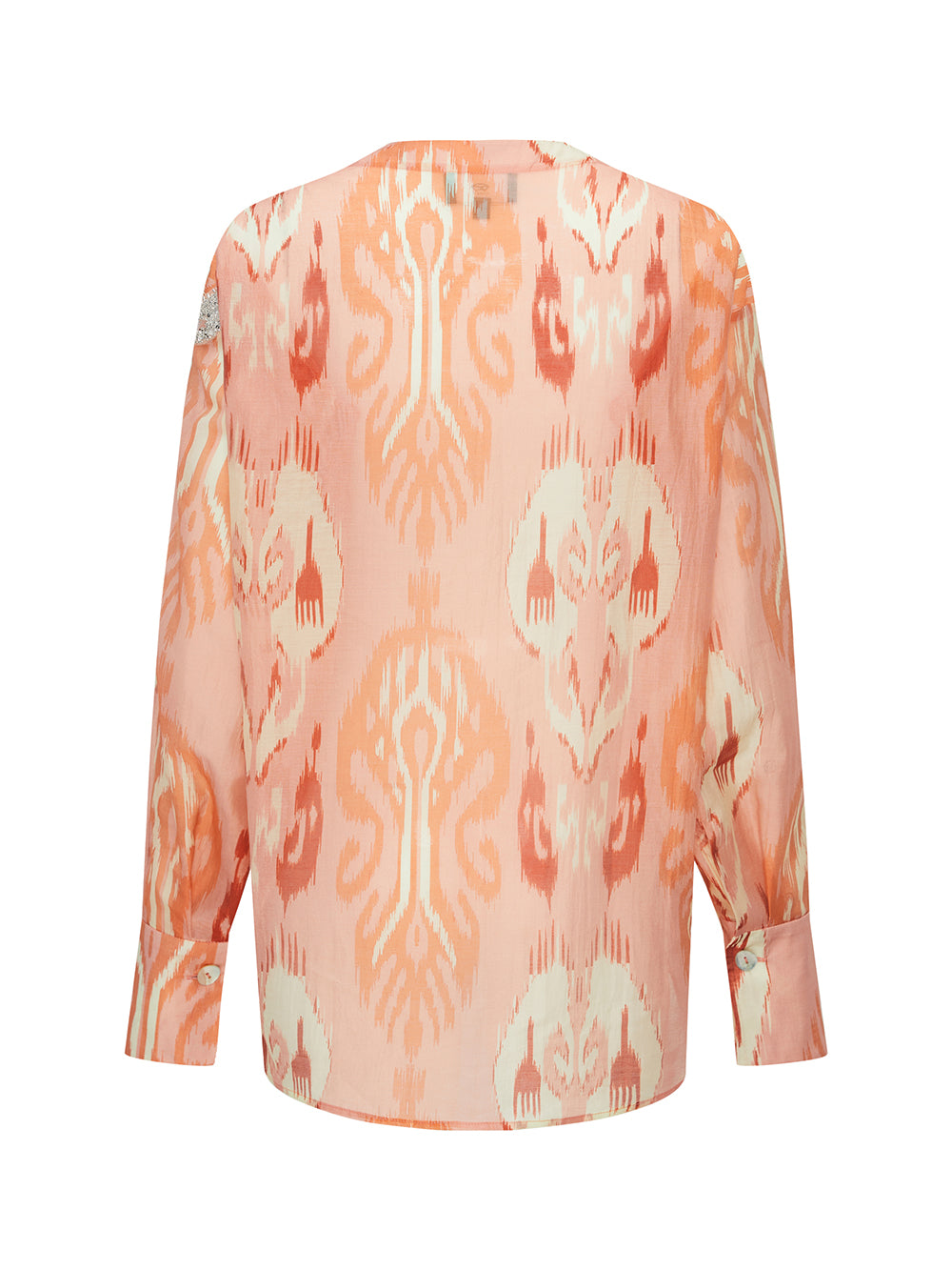 MUKZIN "Capsule Collection" New Chinese Style Orange Embroidered Printed Matching Set Shirt