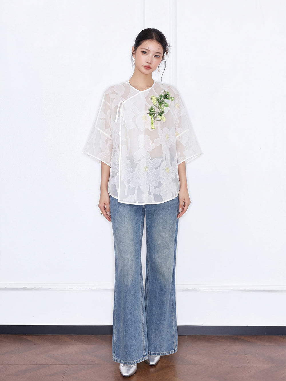 MUKZIN "Capsule Collection" Designer Heavyweight Ultra-Soft Cotton Wide-Leg Jeans