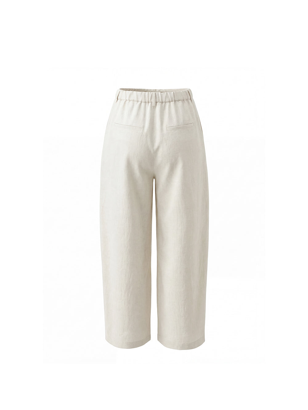 MUKZIN "Capsule Collection" Thin Linen Straight-Leg Loose Draped Casual Trousers