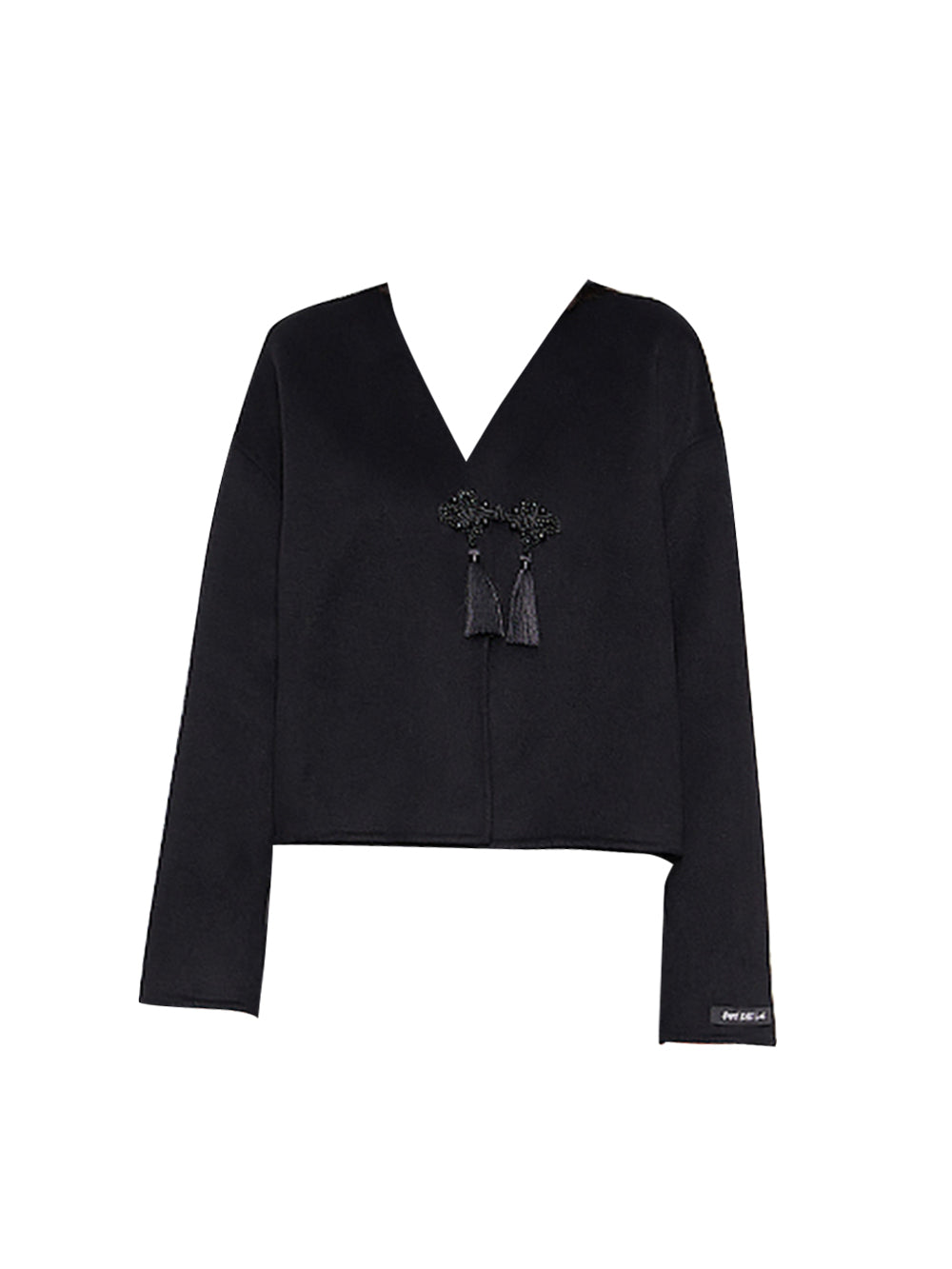 MUKTANK x CUUDICLAB Tassel Double-faced Woolen Coat
