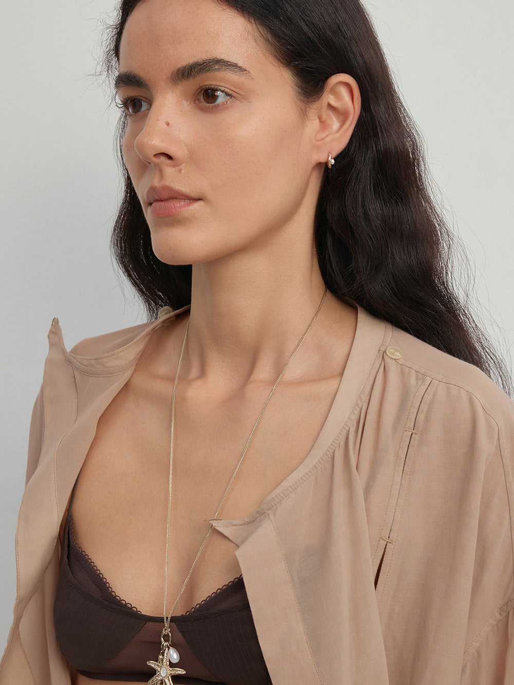 MUKTANK x SUN HUNTER Ocean Pearl Ear Cuff