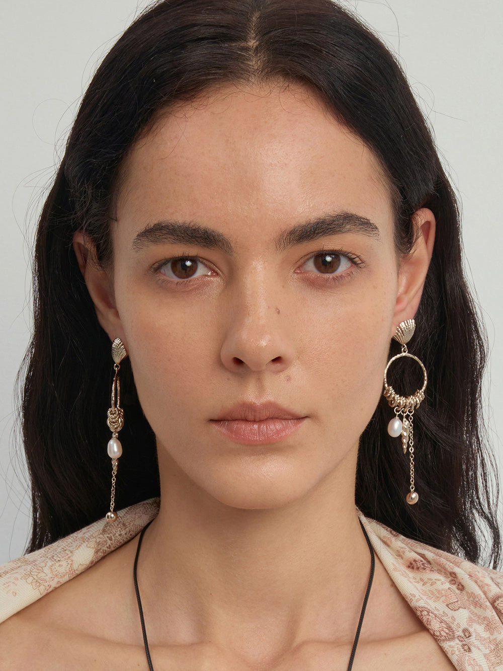 MUKTANK x SUN HUNTER Ocean Circle Drop Earring