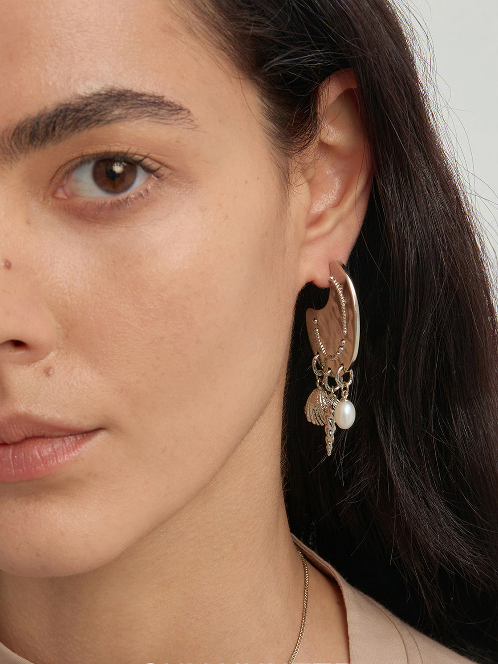 MUKTANK x SUN HUNTER Ocean‑Themed Earring