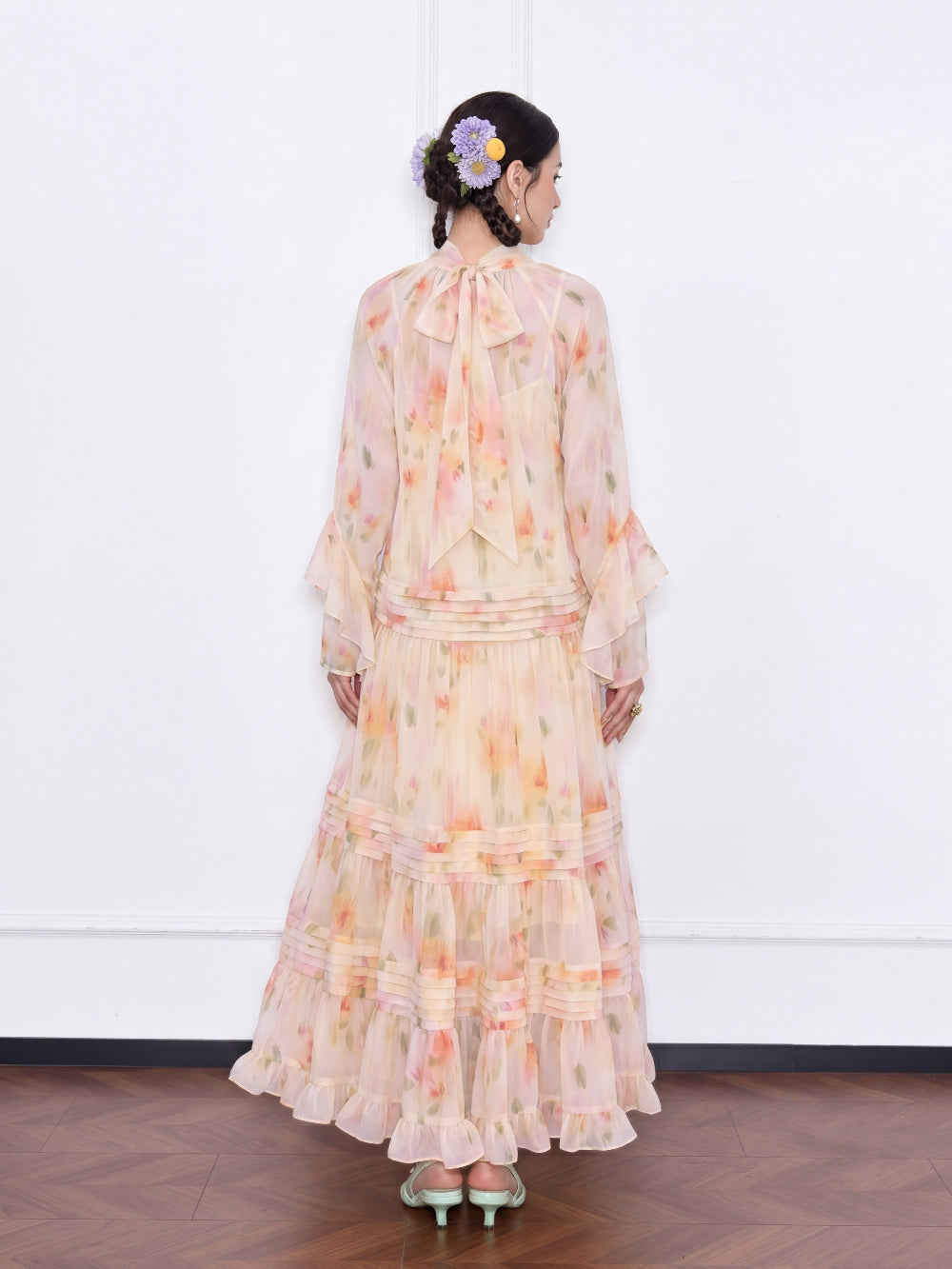 MUKZIN×Capsule Collection New Chinese-Style Embroidered Dress