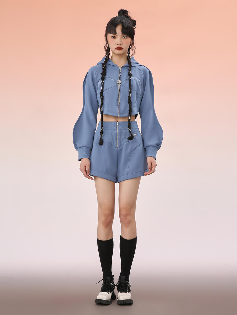 MUKZIN Cropped Slim Fit Sports Jacket