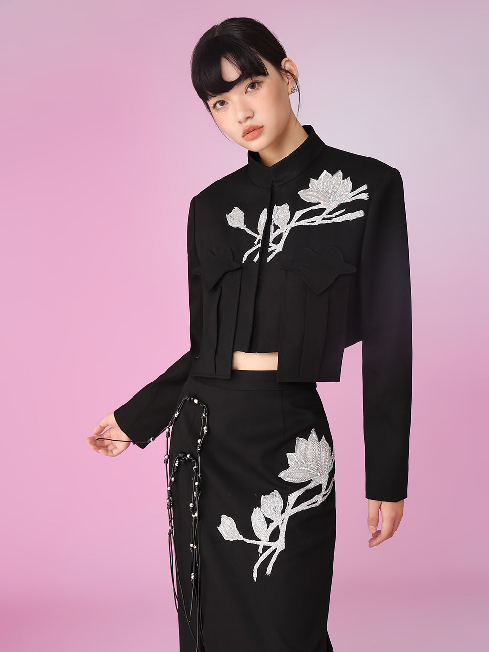 MUKZIN Beads Embroidered Original High-quantity Coat