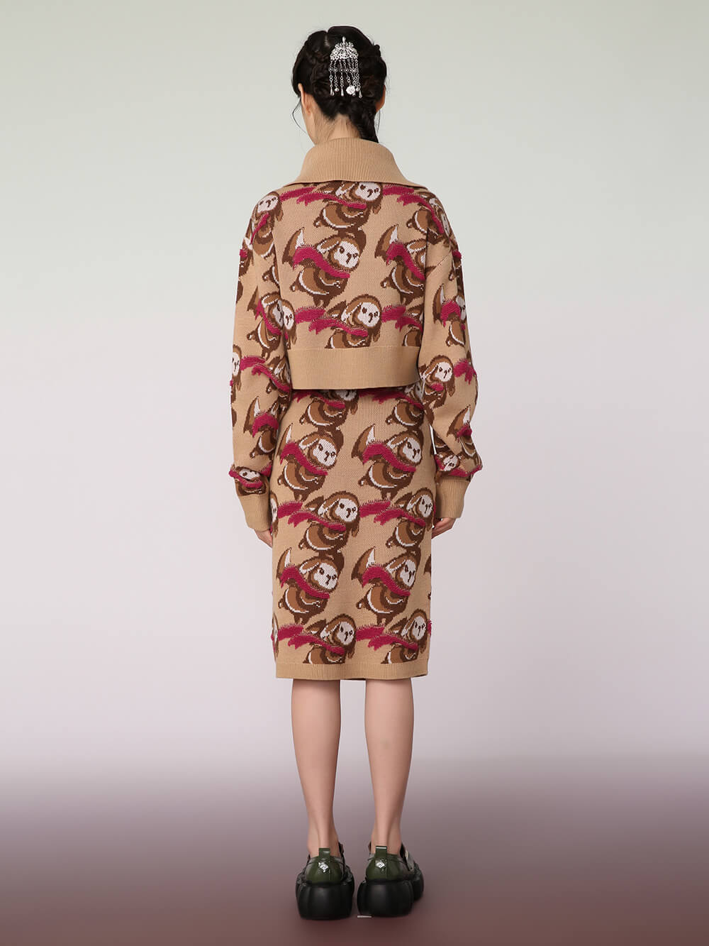 MUKZIN H-Shape With Cute Printing Skirt