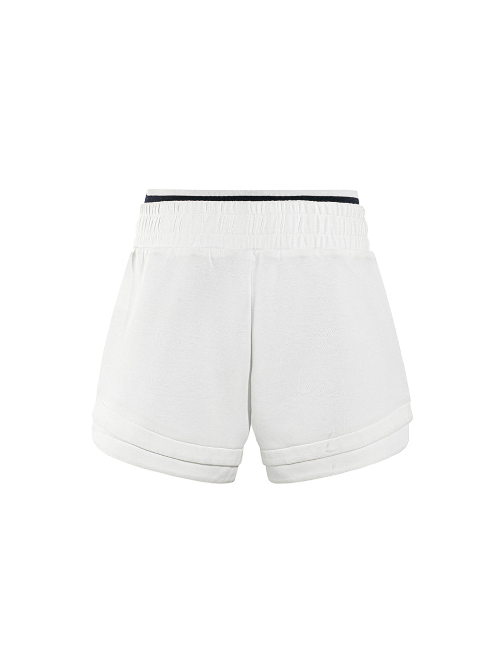 MUKZIN Rhinestone White Simple All-match Shorts