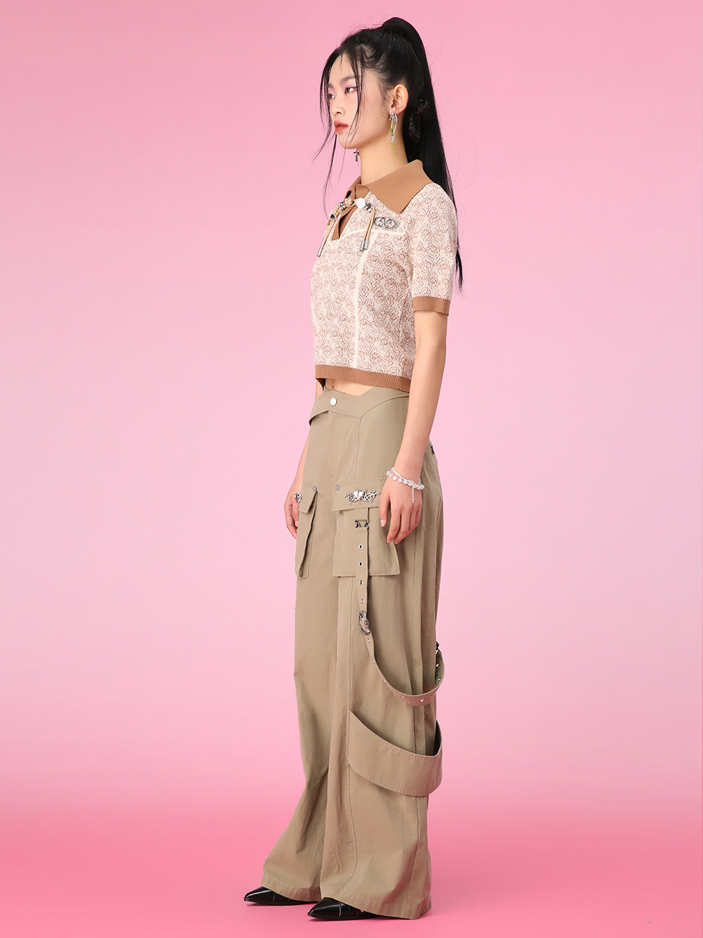 MUKZIN Shorter Knitted All-match Fashion Simple T-shirts