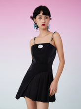 MUKZIN Black Cutout Strap Dress