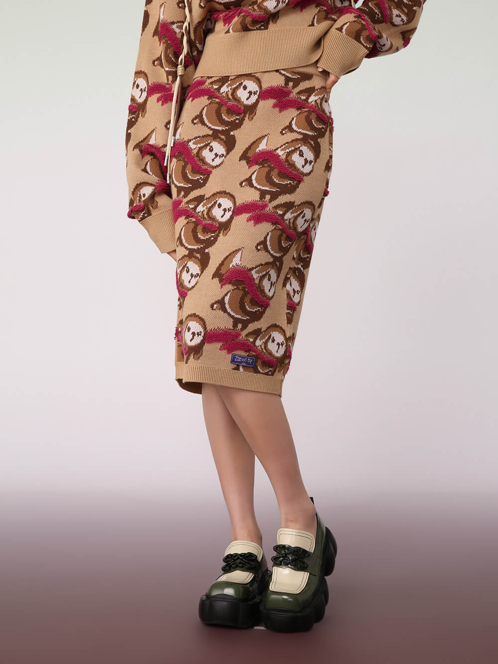 MUKZIN H-Shape With Cute Printing Skirt