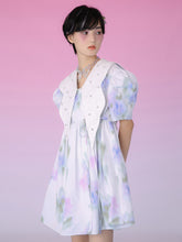 MUKZIN Puff Sleeve Vintage Dress