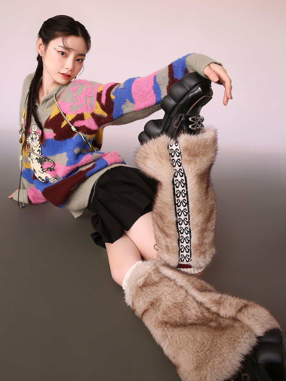 MUKZIN Trendy Color Casual Hooded Sweater