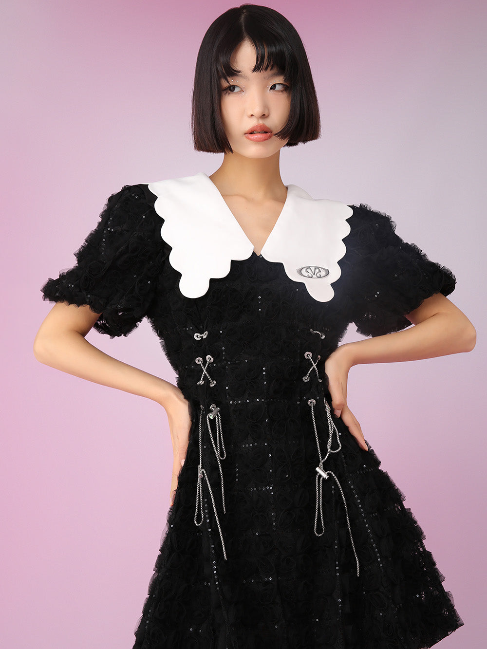 MUKZIN Doll Collar Adjustable Chain Elegant Dresses
