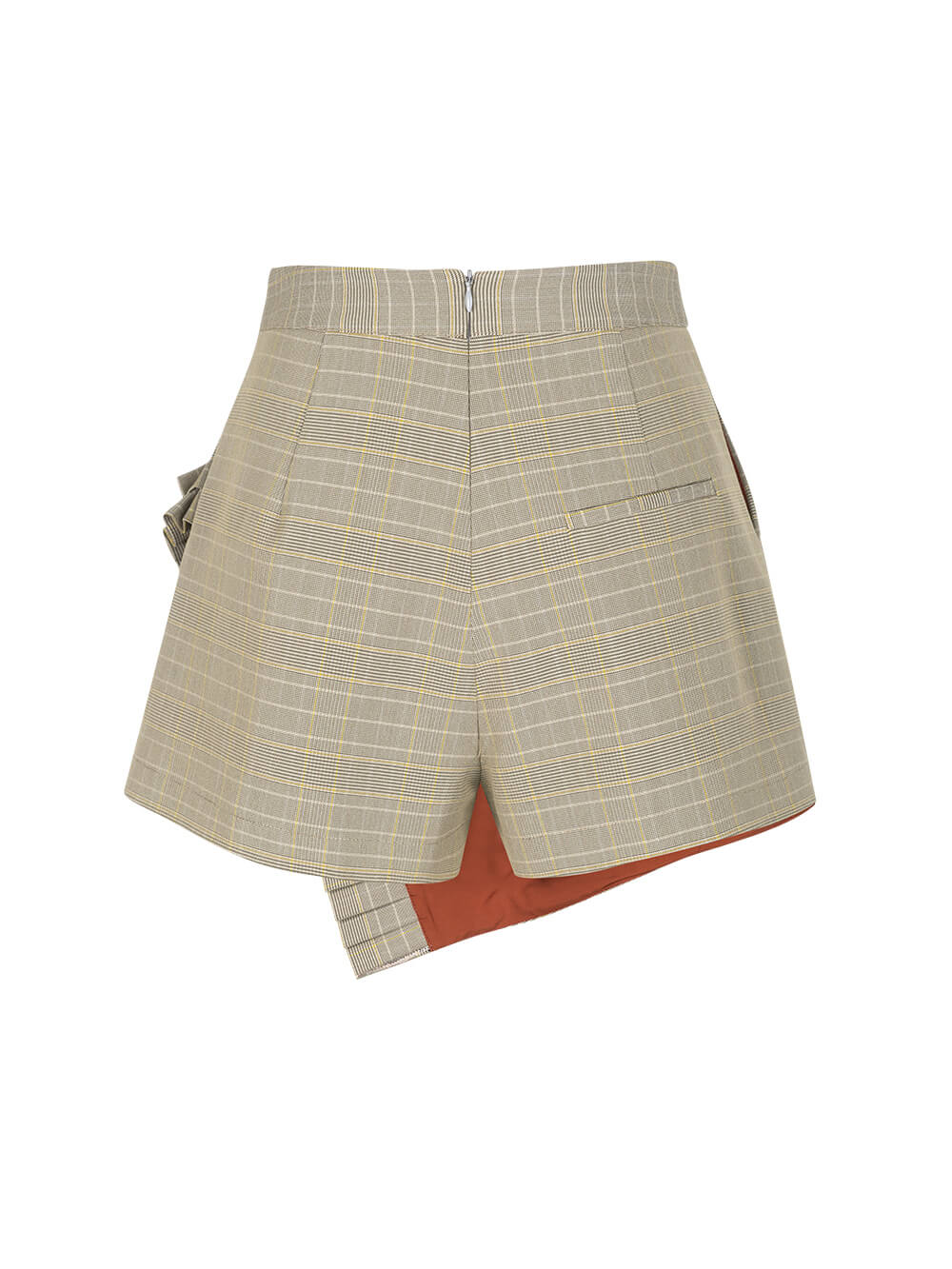 MUKZIN Asymmetric Double Bow Skirt