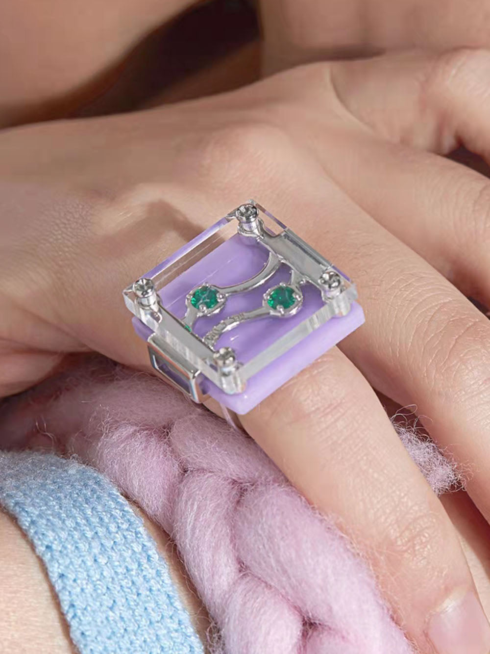MUKTANK X GEL E LUA Flow Chip Ring