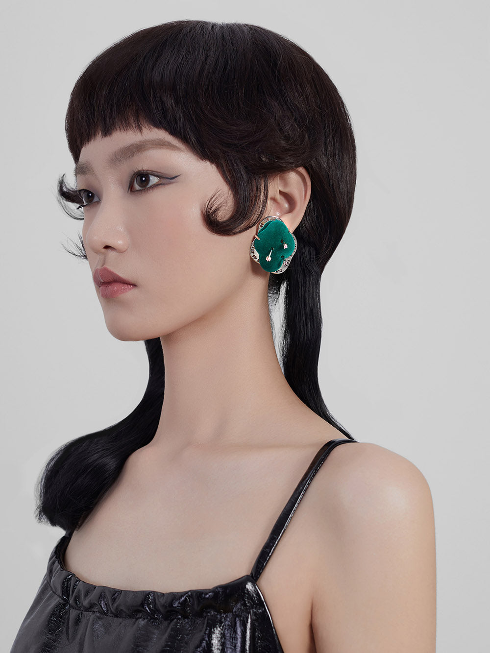 MUKTANK X GEL E LUA Electric Moss Earrings