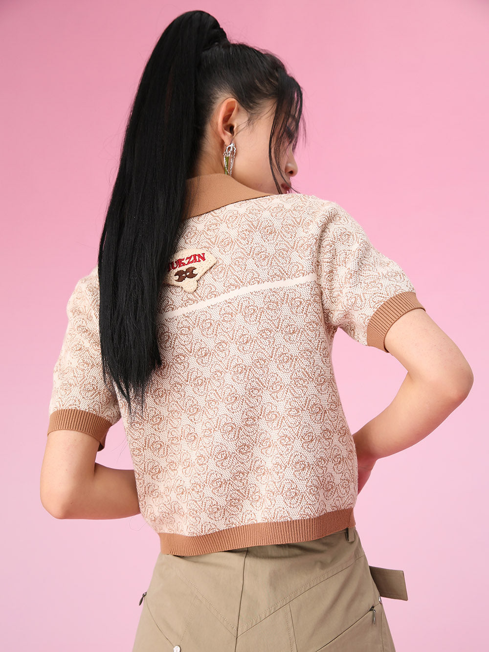 MUKZIN Shorter Knitted All-match Fashion Simple T-shirts