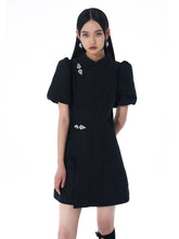 MUKTANK Black Princess Sleeve Modified Dress