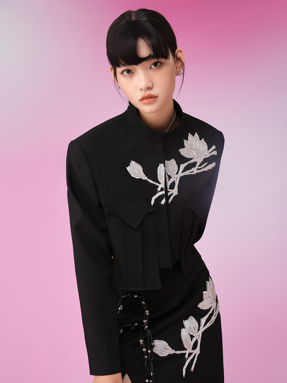 MUKZIN Beads Embroidered Original High-quantity Coat