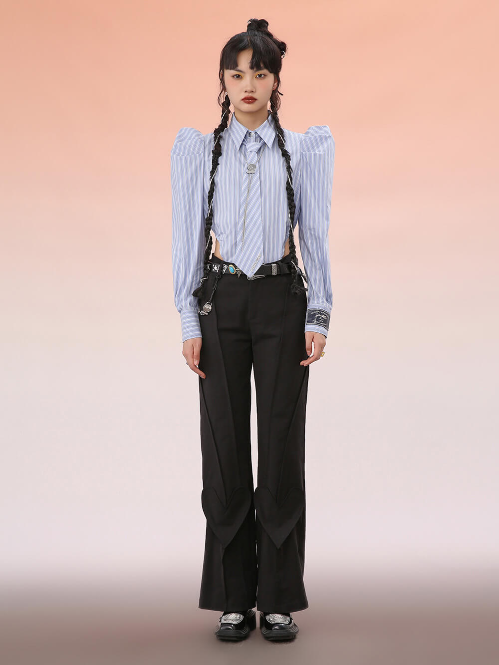 MUKZIN One-piece Statement Cut Shirt