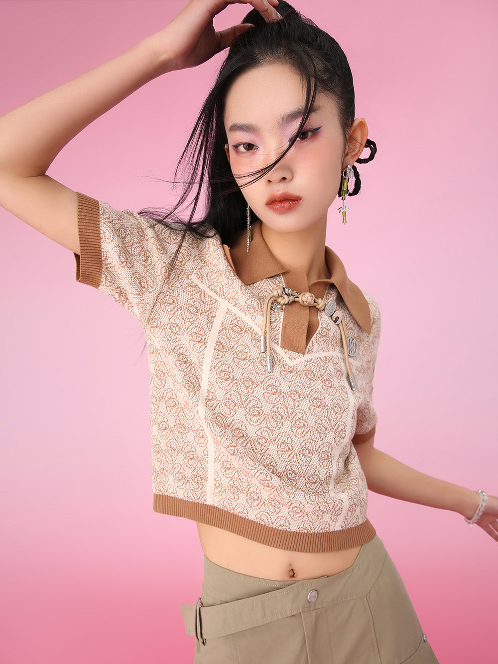 MUKZIN Shorter Knitted All-match Fashion Simple T-shirts