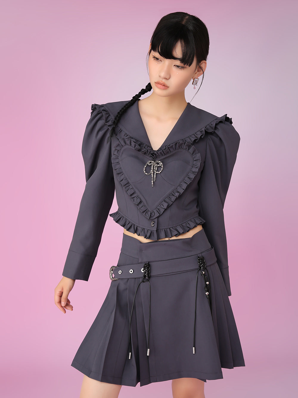 MUKZIN New In Plain OL Style V-neck Charming Outerwears