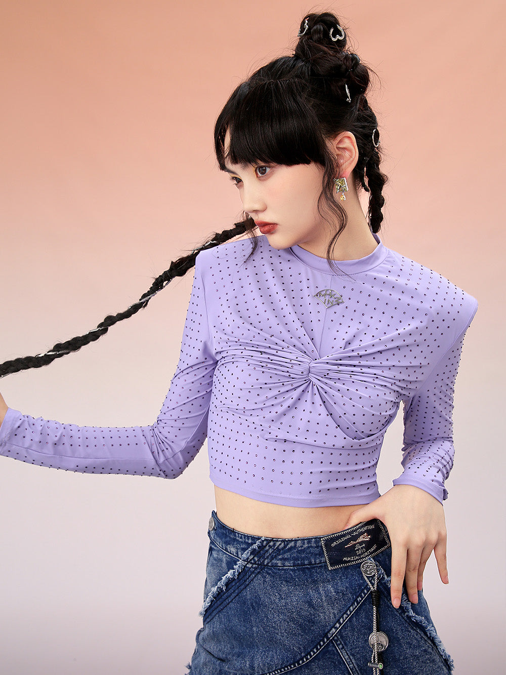 MUKZIN Mesh Light Breathable Cozy Original Pleated Fit T-Shirts