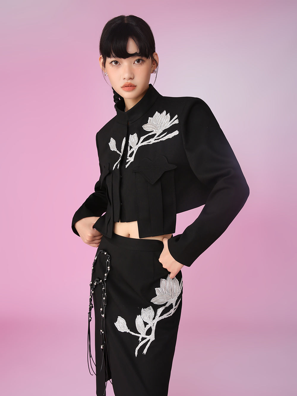 MUKZIN Beads Embroidered Original High-quantity Coat