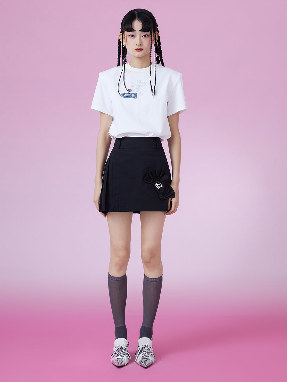 MUKZIN Suitable White Classic Fresh Cool T-shirts