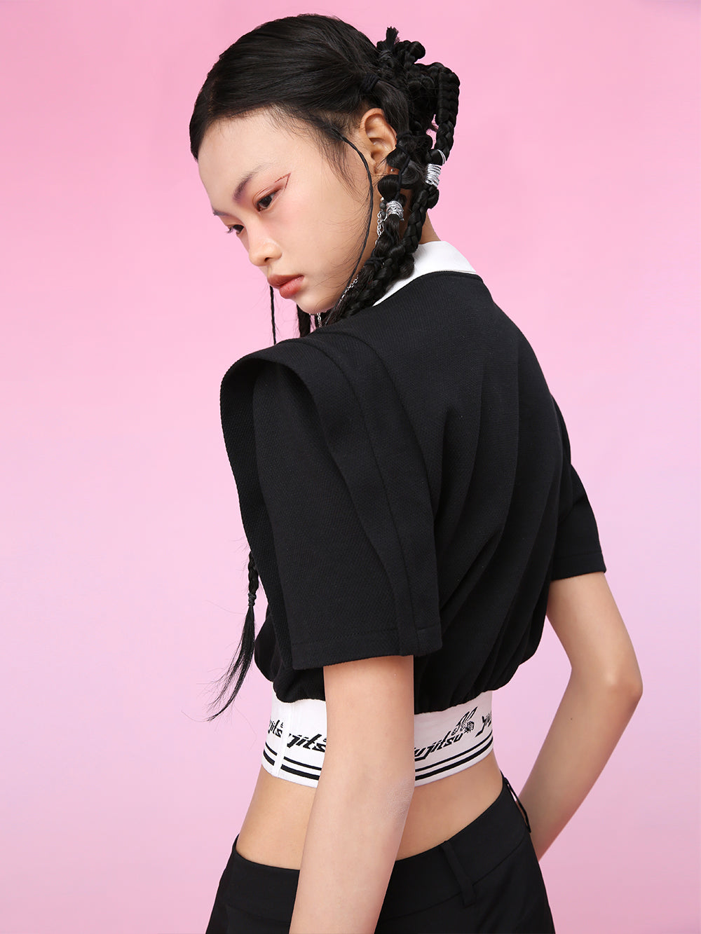 MUKZIN POLO Neck Mini Fashion Color Matching T-shirts