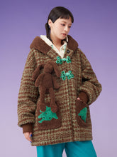 MUKZIN Lambswool Big Pocket Hooded Brown Coat