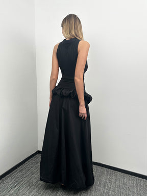 MUKTANK×Jqwention Neo-Chinese style puffy dress