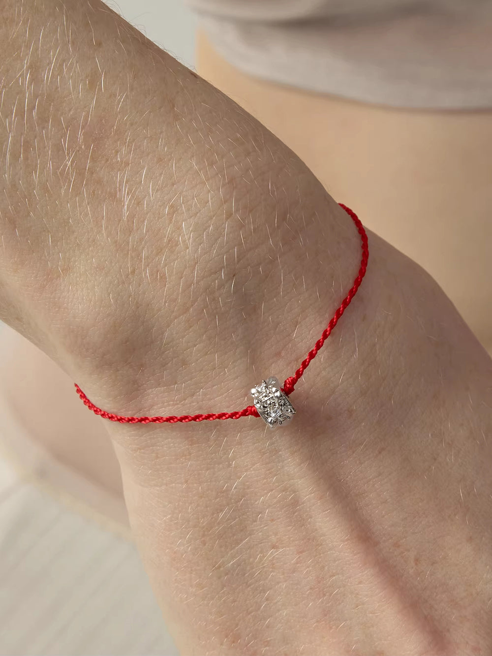 MUKTANK × SUN HUNTER Iris “Ruyi Bead” Red String Bracelet