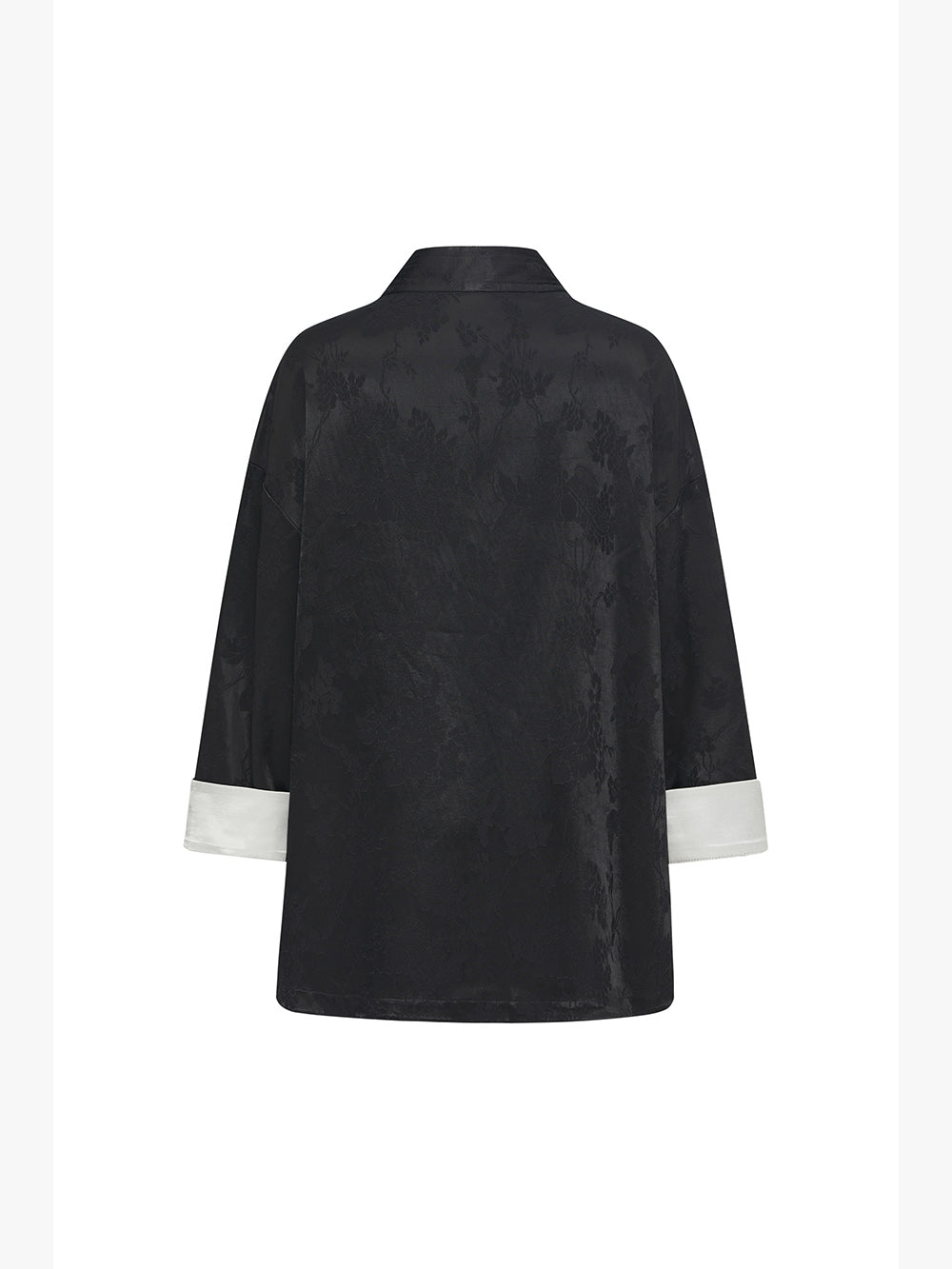 MUKZIN Linglong“Stardust”Asymmetrical Collar Shirt Jacket.