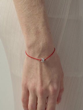 MUKTANK × SUN HUNTER Iris “Ruyi Bead” Red String Bracelet