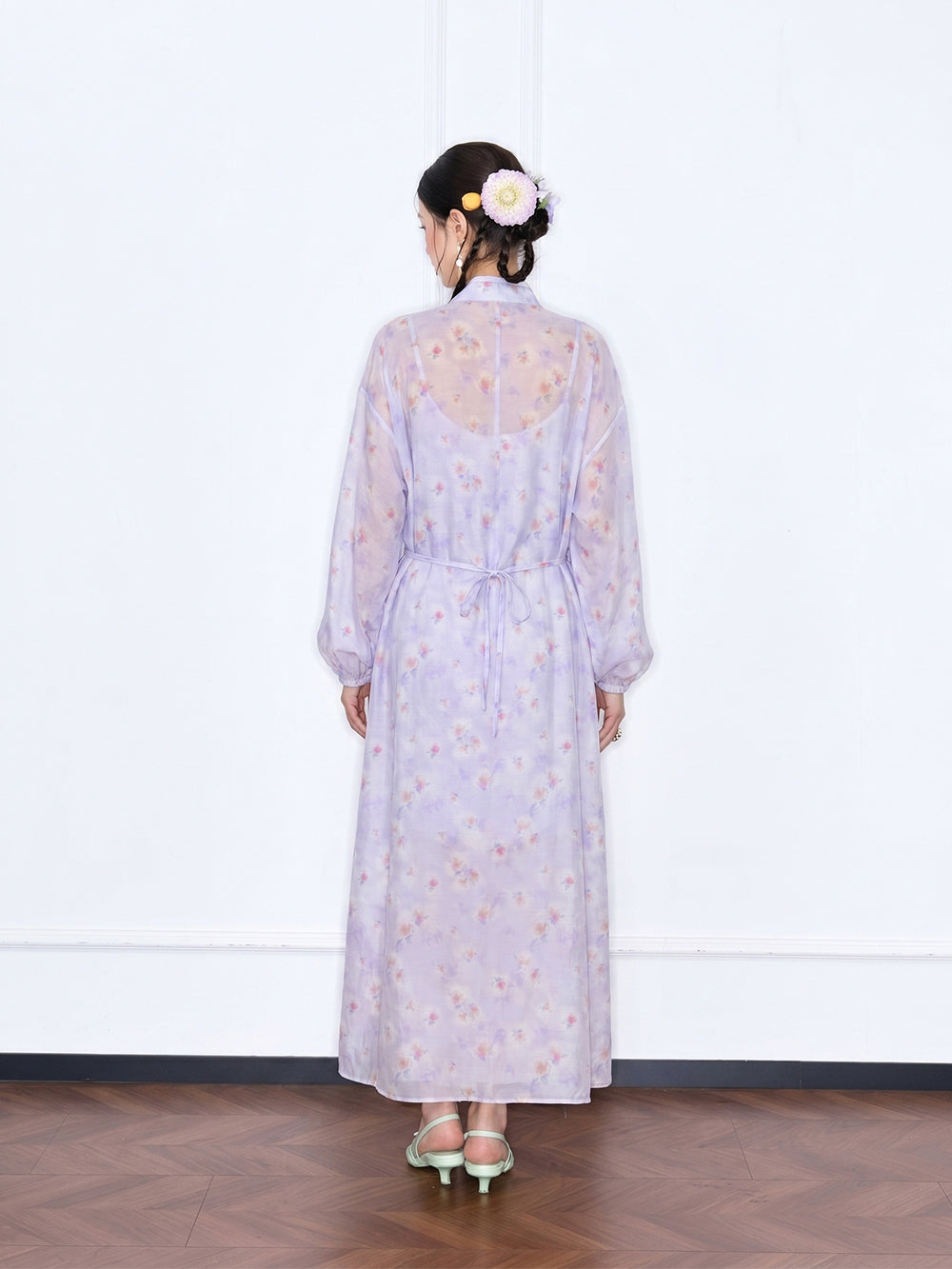 MUKZIN×Capsule Collection New Chinese-style intangible cultural heritage Hami hand-embroidered dress