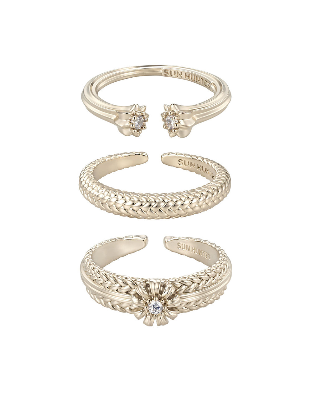 MUKTANK×SUN HUNTER Garden Flower Stem Ring