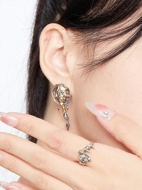 MUKTANK x QUANDO Wangliang Silver Earrings