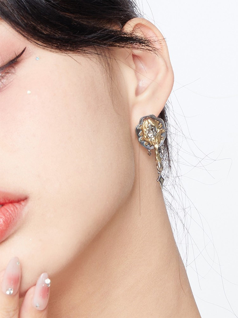 MUKTANK x QUANDO Wangliang Silver Earrings