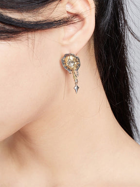 MUKTANK x QUANDO Wangliang Silver Earrings