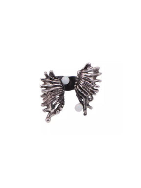 MUKTANK x QUANDO Butterfly Silver Ring