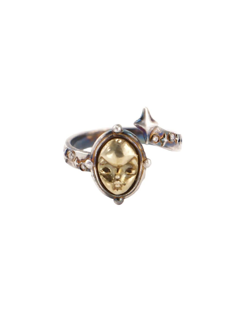 MUKTANK x QUANDO Lilith Star Silver Ring