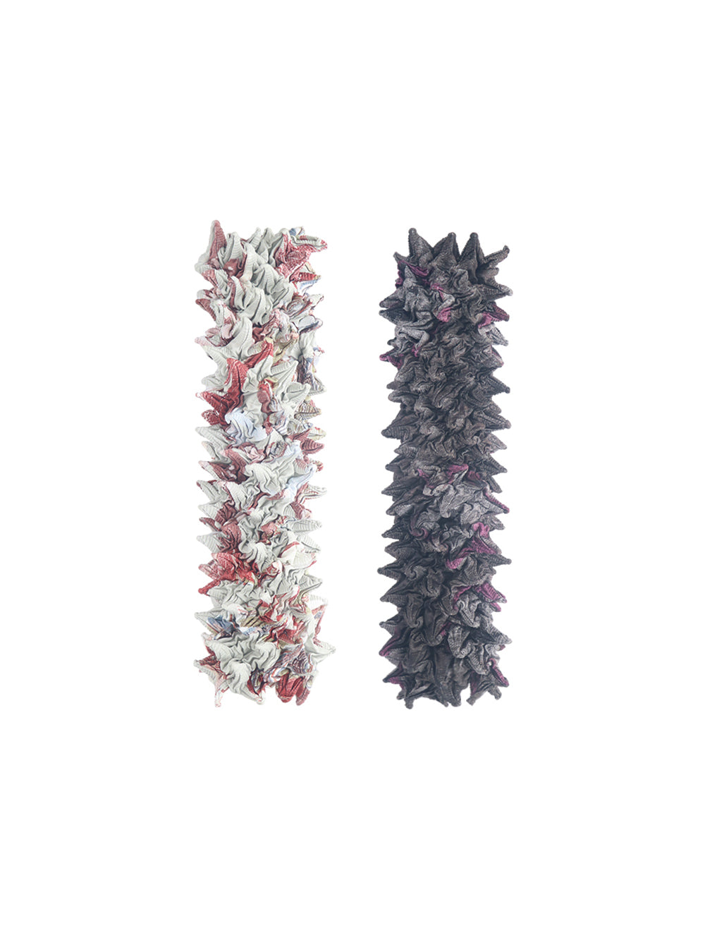 MUKTANK x COOLOTHES Pleated Paper-cut Totem Multi-wear Stacked Leg Warmers and Sleeves