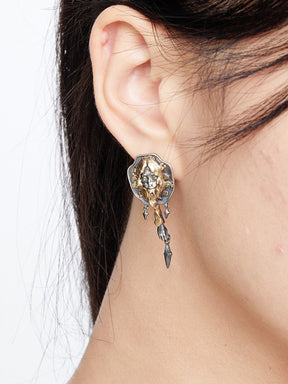 MUKTANK x QUANDO Wangliang Silver Earrings